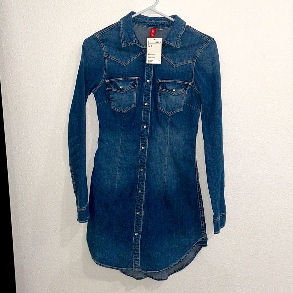 H&M denim dress
